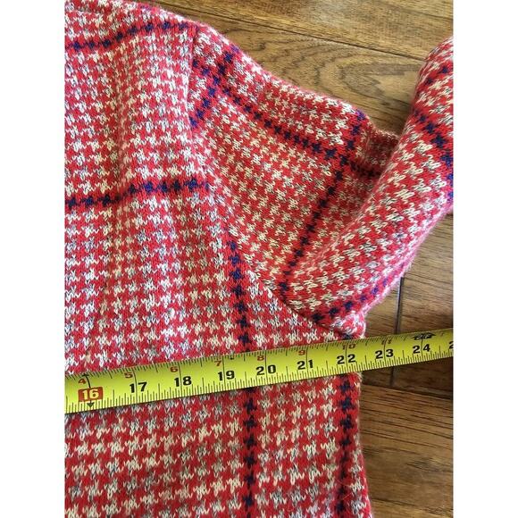 Anthropologie by Aldomartins SWEATER COAT Wool Alpaca Blend Size 12 Herringbone - Picture 10 of 11